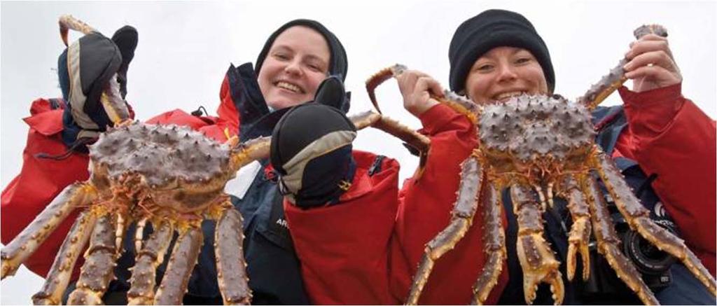 位於北極圈再往北上 400 公里, 與芬蘭 俄羅斯和巴倫支海接壤, 是基爾克內斯小鎮 Kirkenes, 同時是海達路得航線的終點, 來到這裡就好像你已經到了北極北 這個小鎮正以其令人難以置性的海鮮聞名遐邇 北歐破冰船之旅 ( 極地探險家號 POLAR EXPLORER