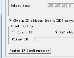 IP 地址, 选择 MAC address