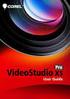 Corel VideoStudio Pro X6 Getting Started Guide