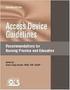 Access Device Guidelines: Recommendations for