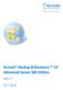 Acronis® Backup & Recovery ™ 10 高级服务器 SBS 版本