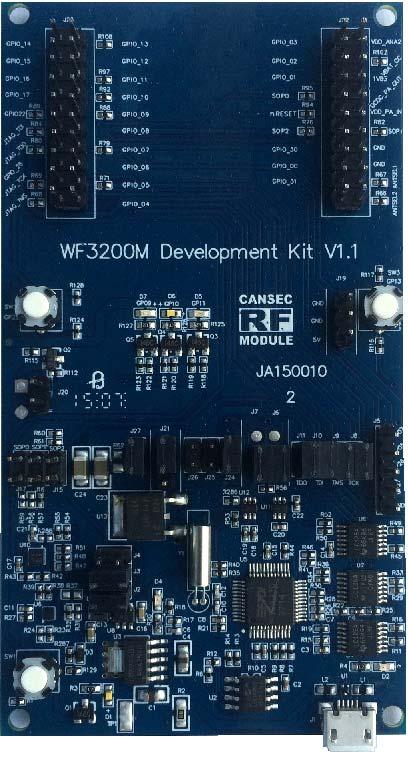 WF3200M Development Kit (DK 板 ) 20PIN 插针 2 LEDs SW2