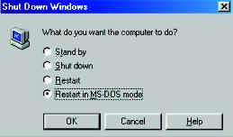 DOS Windows 95 Windows 98