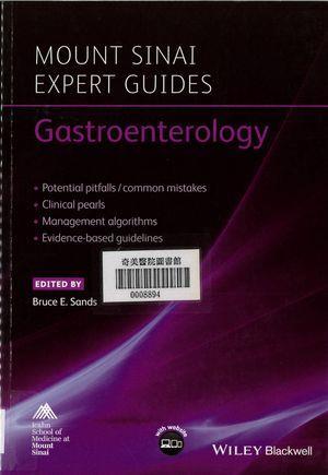 麻醉部 WI Digestive System 書名 :Mount Sinai expert guides. Gastroenterology 作者 :edited by Bruce E.