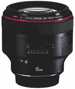 数码单反镜头 Digital SLR Lenses EF 85mm F1.2L Ⅱ USM 出色的中远距定焦人像镜头, 非常适合婚纱 人像拍摄, 最大光圈达到同级最大的 F1.