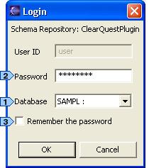 8/39 password 10 Authentication ClearQuest Navigator ClearQuest Query Results ClearQuest
