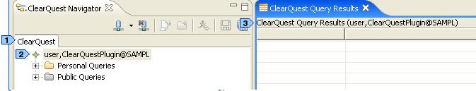 ClearQuest Navigator Rational ClearQuest Client for Eclipse Login Wizard Windows Login