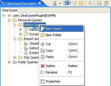 9/39 Query Wizard 12 ClearQuest Navigator New
