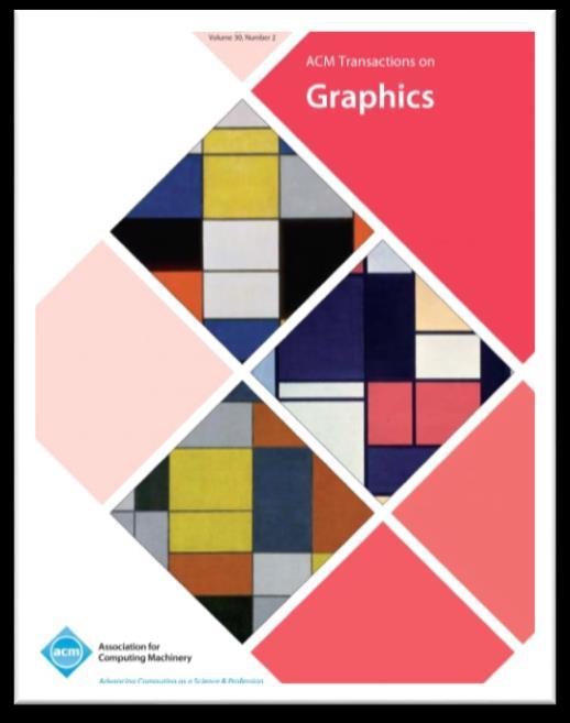 3.4 ACM 高影响因子期刊举例 ACM Transactions on Graphics