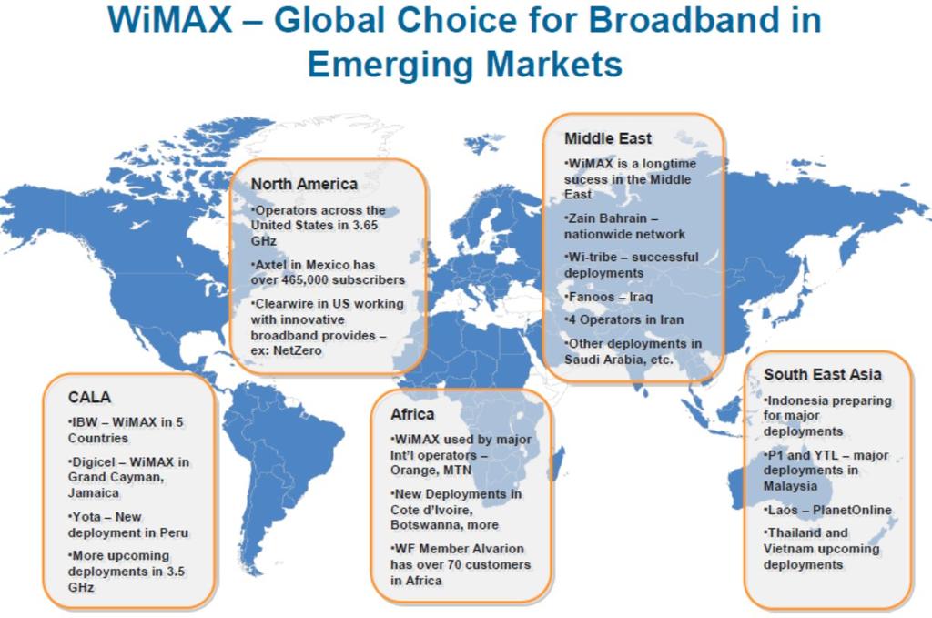 Source: Informa Telecoms & Media, 2012 11 WiMAX 1.