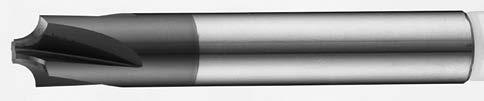鎢鋼 4 刃內 R 倒角立銑刀 TUNGSTEN CARBIDE 4-FUTE INTERNA R CHAMFERING END MI 10º 1 ød(h7) ød(h6) 超細微粒碳化鎢材質 Micro-Grain Tungsten Carbide R 適合材質 : 碳素鋼 模具鋼 合金鋼 工具鋼 不鏽鋼 鑄鐵 熱處理鋼料 焊補鋼料 Applicable material: Carbon