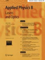 推荐期刊 Applied Physics B 应用物理 B 辑 ISSN: 0946-2171 (print version) ISSN: 1432-0649 (electronic version) Journal no.