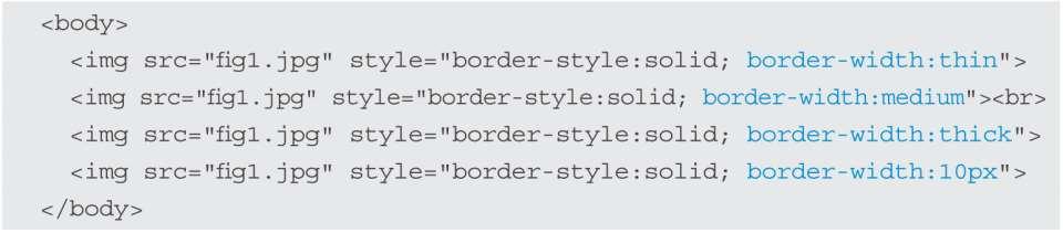 border-width ( 框線寬度 )