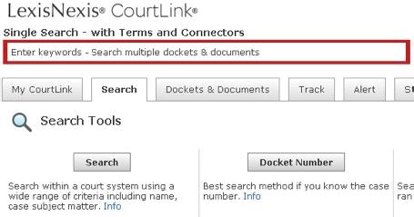 搜索訴訟文件 :ourtlink 搜索 ourtlink 法庭記錄搜索 同時從多個法院系統中進行搜索, 包括訴訟人姓名,
