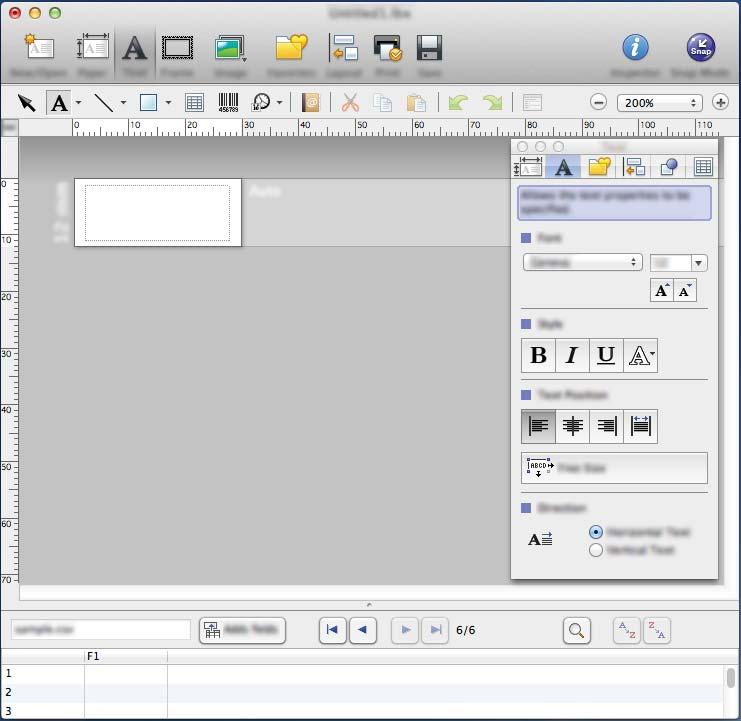 如何使用 P-touch Editor 操作模式 9 标准模式该模式允许您创建包含文本和图像的标签