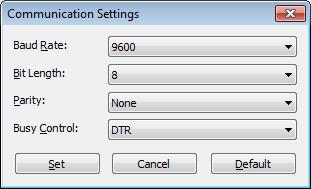 使用 P-touch Template 打印标签 指定 RS232C 串行端口设置 6 如果您正在使用通过 RS-232C 串行接口连接的条形码扫描枪或其他设备, 为了确保可靠运行, 您将需要将条形码扫描枪和本打印机的串行通信配置为相同的设置 此外, 您还将需要使用串行适配器 ( 选配 : PA-SCA-001) 提示进行上述设置前, 请参阅条形码扫描枪的编程参考说明书