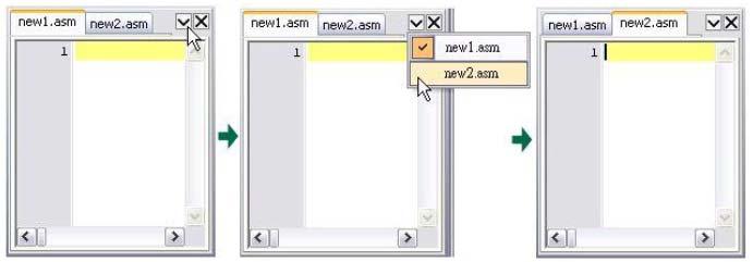 label 时会显示出此 label 定义的地址 Code Insight 提供 3 种工具 : a) 代码模板代码模板可将常用的程序语句插入用户的代码内 某些默认的模板包含了 switch 语句 for 语句和 if 语句