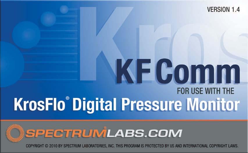 KF Comm 软件 9. KF Comm 软件 9.1. KF Comm 许可 版权 2010 Spectrum Laboratories,Inc.,Rancho Dominguez,USA.