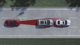 由系統感應器偵測與前後車距離, 並以警示聲提醒駕駛, 提供多層安心防護 ( / ) 前方防護系統 ICC 全速域智慧定速系統