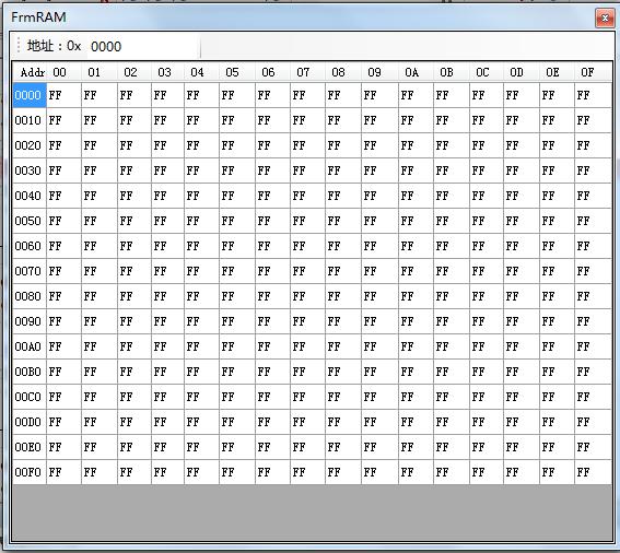 4.2.2 特殊功能寄存器窗口 特殊功能寄存器窗口显示目标单片机在调试过程中的状态 此窗口为只读窗口 调试过程中 不允许修改窗口中的参数 4.2.3