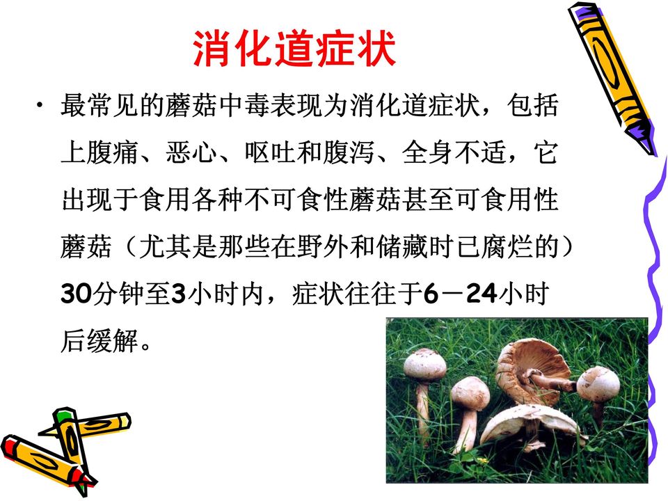 性 蘑 菇 甚 至 可 食 用 性 蘑 菇 ( 尤 其 是 那 些 在 野 外 和 储 藏 时 已