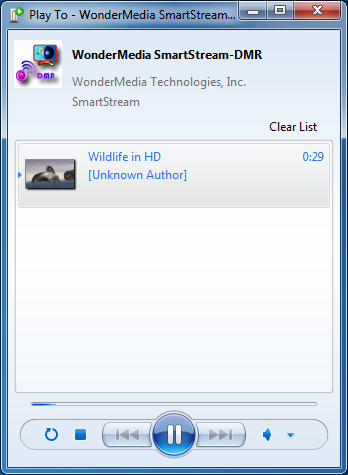 DMC ( 数 字 媒 体 控 制 ) 的 控 制 接 口 会 显 示 在 Windows 7 桌 面 上, 档 案 则 会 经 由 本 产 品 播 放 在 电 视 上 6.3.