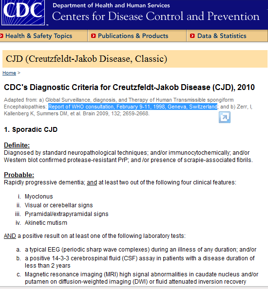 美 国 CDC 诊