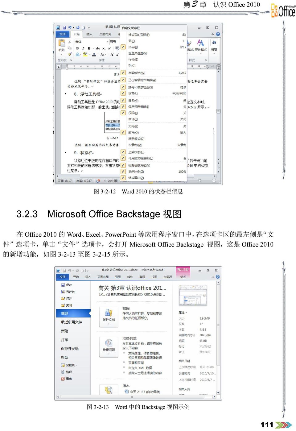 2010 的 Word Excel PowerPoint 等 应 用 程 序 窗 口 中, 在 选 项 卡 区 的 最 左 侧 是 文 件 选 项