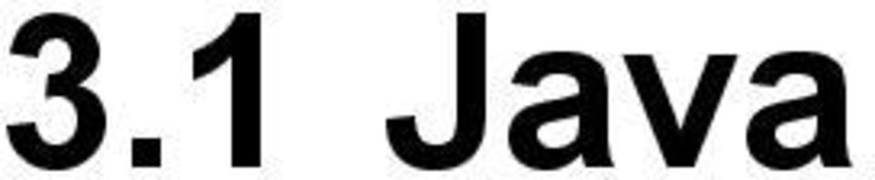 Java Java Java 3.2.