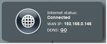 اینترنت قابل دسترسی نیست. بررسی کنید که آیا روتر می تواند به نشانی IP مربوط به ISP WAN متصل شود.