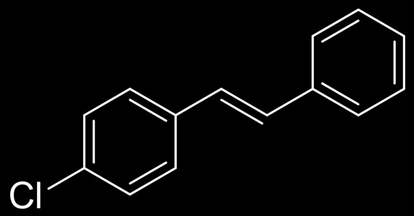 (E)--chloro-4-styrylbenzene 0d: GC-MS (EI)