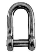 Shackle 316,with sink pin 8mm 50 0920-0101 Hose Clamp, European 304