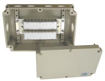 BOXTM-2003 (IP65) This model is the box only Therefore, you can install your terminal block,