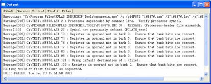 2.5 idlocs PIC idloc idloc 0x1234 ; 0x1234 3-03 config idloc HEX errorlevel errorlevel Error (Warning) Message HEX