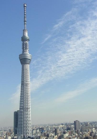~ 東京景點 ~ 東京晴空塔 SKYTREE 於 2012 年開幕, 高 634 公尺,