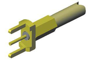 Accessories COAX CABLE CRIMP TERMINATION (straight for cables Ø 2 and Ø 2,7) Cable A Ø B Ø C Hex.