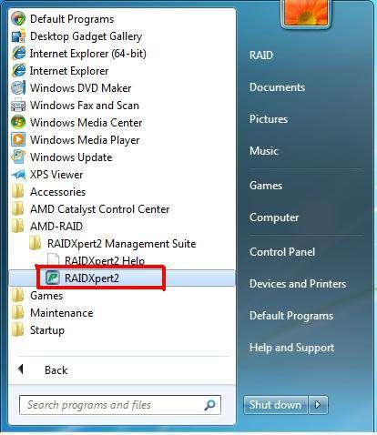 2. AMD Windows RAID 安装指南 使用 RAIDXpert2 在