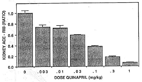 RAASI 抑制肾脏组织 RAAS 作用具有 剂量依赖效应 1988 年基础研究 评价大鼠在口服不同剂量 (0.
