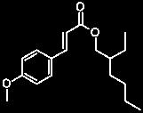 14. 甲氧基肉桂酸乙基己酯 英文名称 : 2-Ethylhexyl 4-methoxycinnamate 结构式 INCI 名称 : Ethylhexyl methoxycinnamat 分子式 : C 18 H 26 O 3 分子量 : 290.