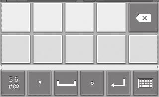 快速入门26 按住一个元音字母或 C N S 或 Y 键, 会打开一个小窗口, 将手指滑动到所需字母, 可输入某一重读元音字母或其他替换字母 点按住句点键, 会打开一个小窗口, 其中包含一组常用符号键, 将手指滑动到所需符号可输入对应的符号 点按键可返回字母键盘 Moto