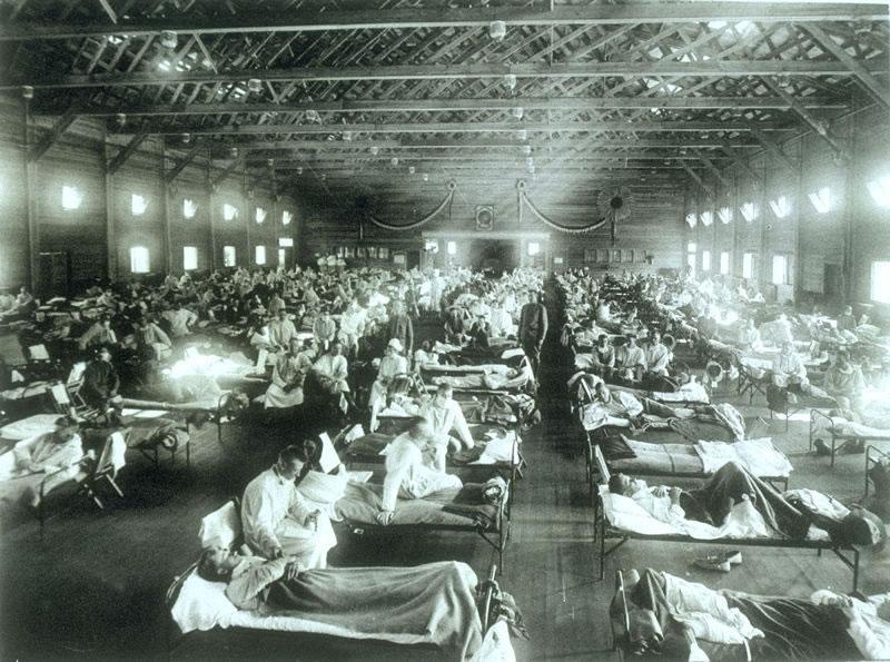 Emergency hospital during 1918