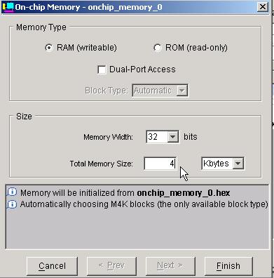 Memory Type RAMData Width