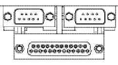 A/ B/ (25 pin Female) A (9 pin Male) ❹ (15 pin Female) B ❺ Line Out (Front Speaker) Line In (Rear Speaker) MIC