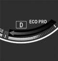 节省燃油 图标 驾驶提示 措施 显示 ECO PRO 模式建议 作为省油的驾驶方式 应当少给油门或 者预见性减速 当前所用配置的设置会被保存 将速度降低至选定的 ECO PRO 模式速 度 Steptronic 变速箱 档位从 M/S 切换 至 D "ECO PRO 提示" 预判助手 工作原理 该系统有助于省油 并且有助于预见性驾驶方 式 可以依据导航数据来提前识别并指示前方路 段