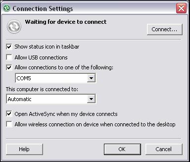 5-28 MC92N0-G 使用者指南 1. 使用 Connection Wizard ( 連線精靈 ) 搜尋藍牙序列裝置 2. 選取裝置並點選 Next ( 下一步 ) 隨即出現 Connection Favorite Options ( 連線我的最愛選項 ) 視窗 3. 在 Local COM Port: ( 本機 COM 連接埠 :) 下拉式清單中, 選取 COM 連接埠 4.