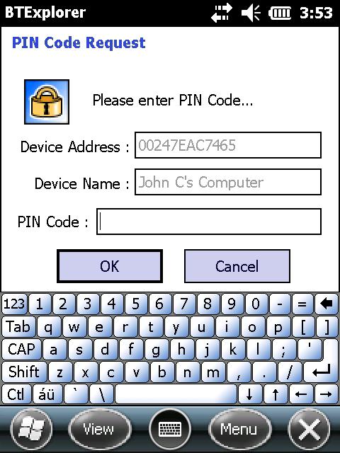 5-32 MC92N0-G 使用者指南 3. 點選並按住裝置, 選取快顯功能表內的 Delete Link Key ( 刪除連結機碼 ) 4. 隨即出現確認對話方塊 點選 Yes ( 是 ) 接受配對 若遠端裝置要與 MC92N0-G 配對, 收到要授權要求時請輸入 PIN 碼 1.