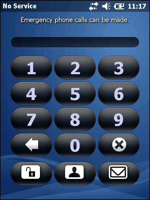 Lock ( 鎖定 ) 畫面 圖 2-12 簡單 PIN 碼鎖定畫面 輸入 PIN 碼, 然後點選
