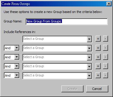 讓使用者可以更方便的組織管理自己的文獻 To create a combination group: 1.