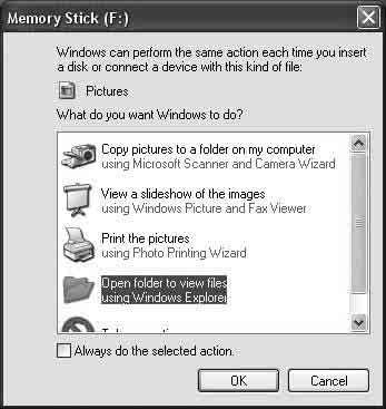 第 2 步 : 复制影像到电脑 对于 Windows 本节举例说明将影像复制到 My Documents ( 对于 Windows
