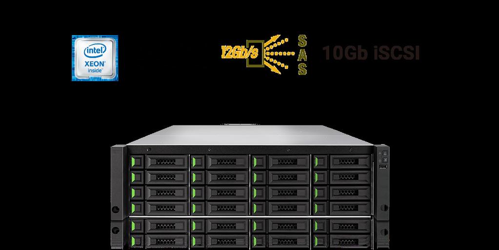 新世代的混合存储解决方案 XS200 系列搭载了英特尔 处理器 针对企业 SAN 和云存储进行 了优化 以及应用原生的 12Gb SAS.